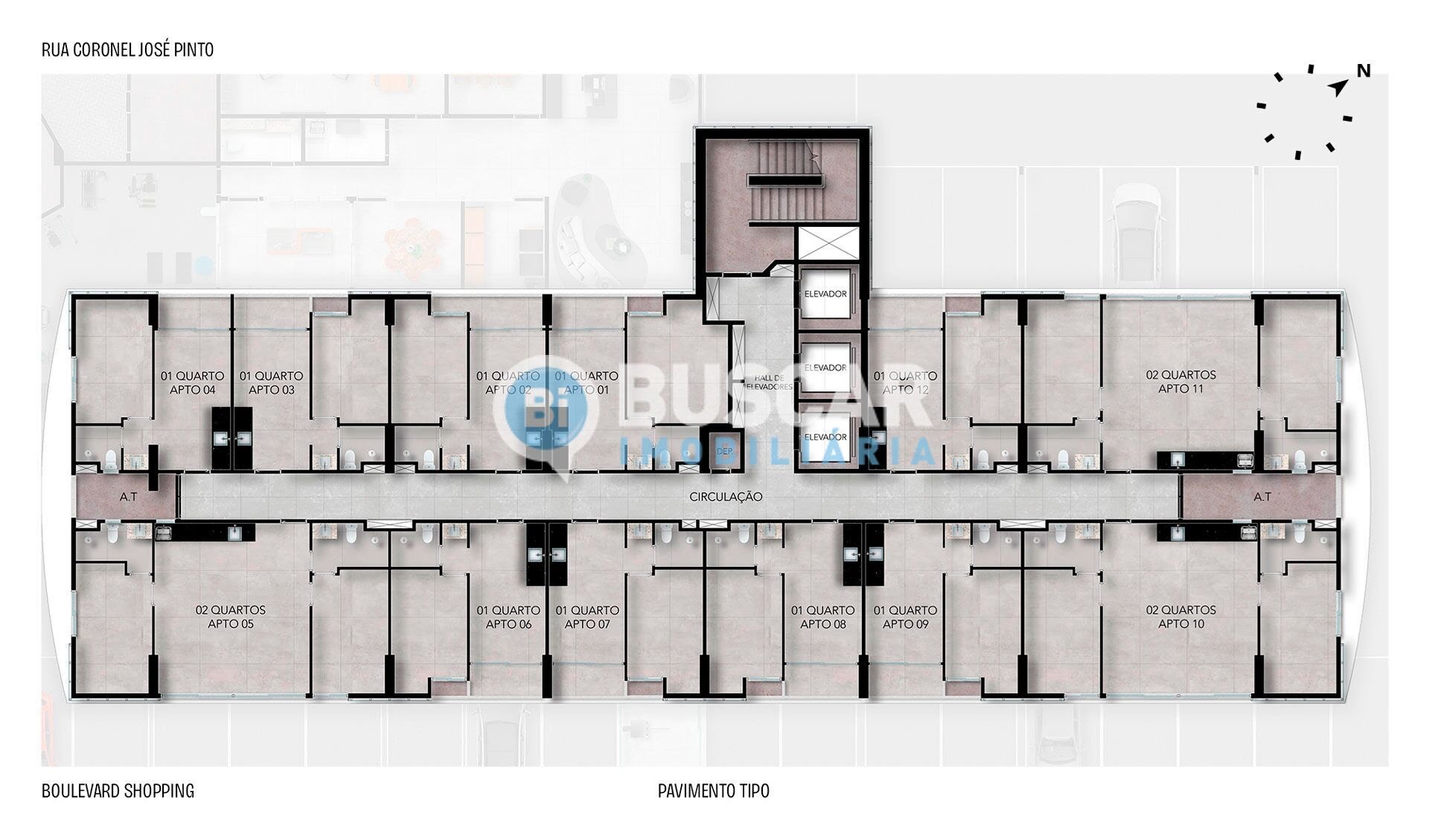 Apartamento à venda com 1 quarto, 1 suíte e 30m² no São João, Feira de Santana (BA) — foto 2 de 5