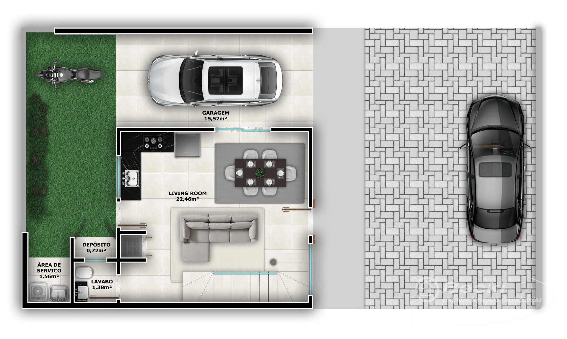 Casa à venda com 3 quartos, 1 suíte, 1 vaga e 156m² no Bom Retiro, Joinville (SC) — foto 9 de 11