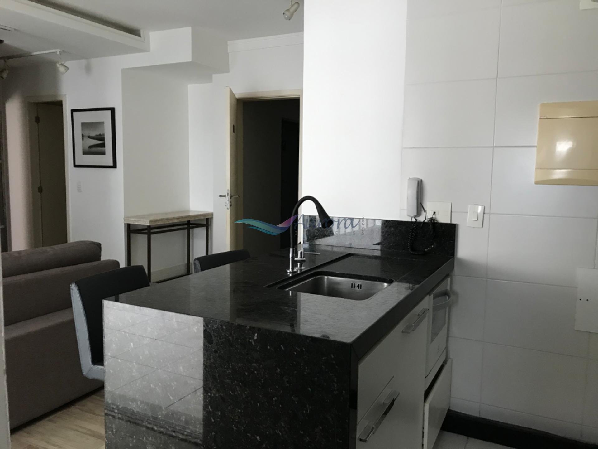 Sala e cozinha integrada 