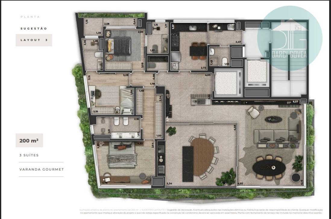 Apartamento à venda com 3 quartos, 3 suítes, 3 vagas e 200m² no Itaim Bibi, São Paulo (SP) — foto 4 de 30