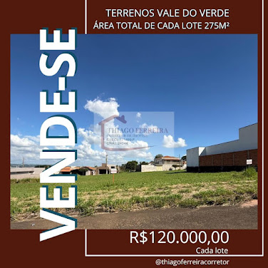Lote / Terreno em Vale do Verde  -  Santa Rita do Passa Quatro