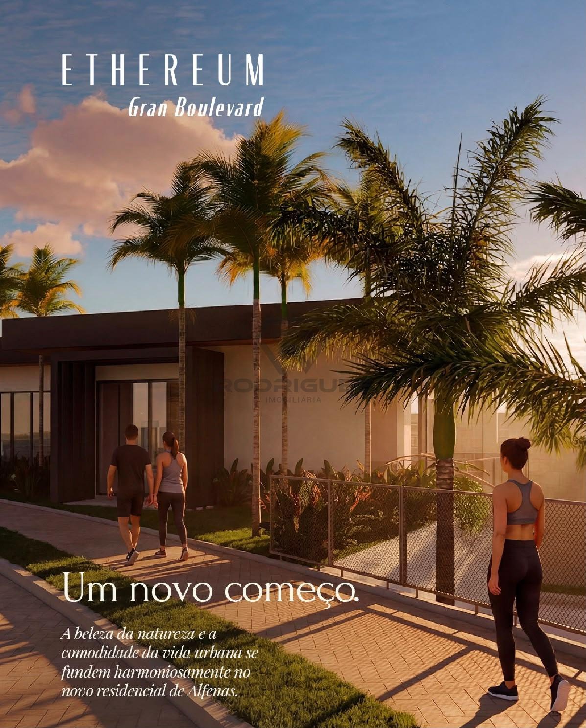 Vista aérea atual do Ethereum Gran Boulevard