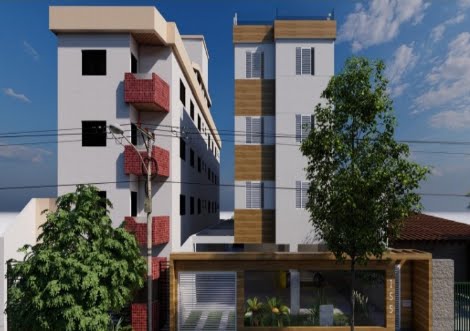 Apartamento à venda com 3 quartos, 1 banheiro, 2 vagas e 65m² no Itapoã, Belo Horizonte — foto principal