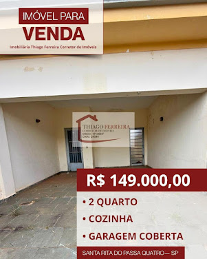 Casa em Bairro Jardim  -  Santa Rita do Passa Quatro
